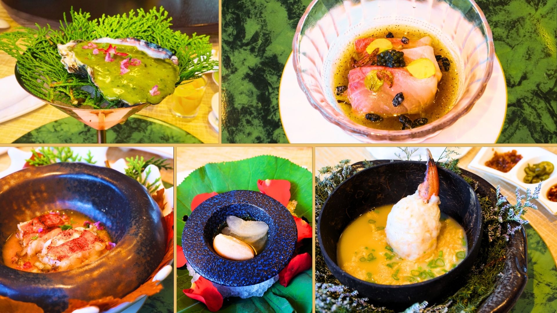 Limited-Time Exclusive Gastronomic Sail with Peach Blossoms Singapore - menu