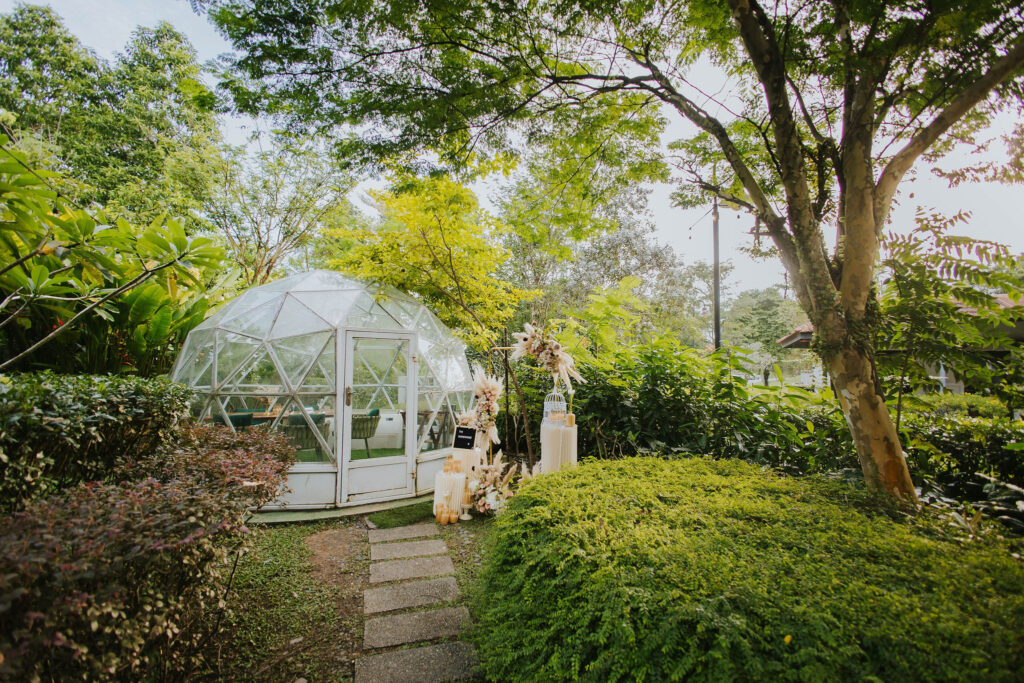 Romantic Private Dining in the Garden Dome - The Summerhouse