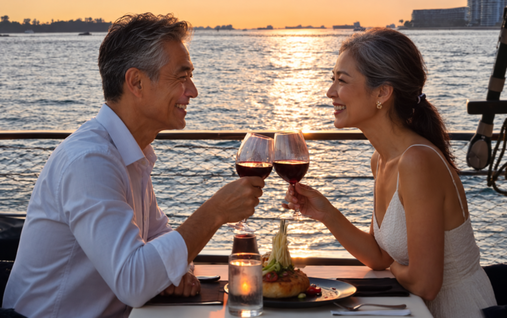 Celebrate Anniversaries and special milestones aboard the romantic Royal Albatross